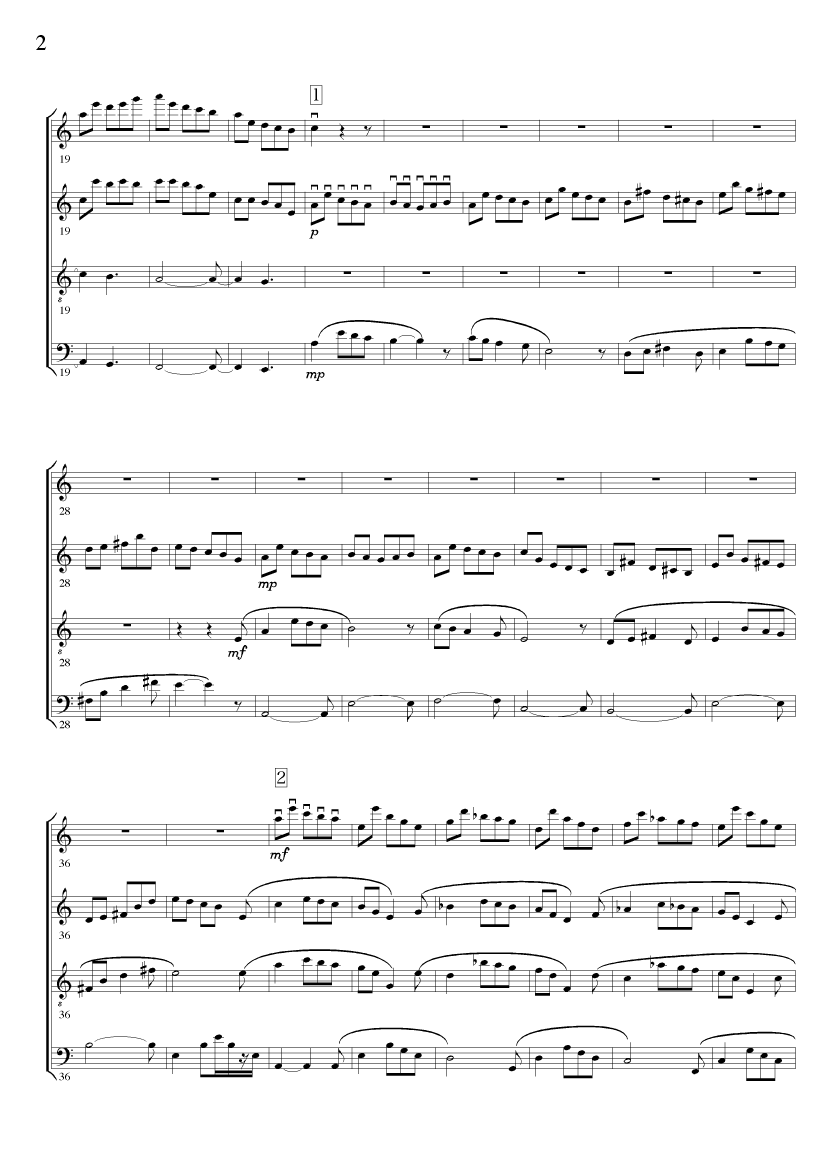 Sample Score
